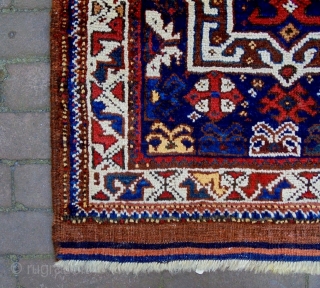 Kamseh/Qasqhay Bagface 
Size: 63x67cm 
Natural colors, made in circa 1910/20                       