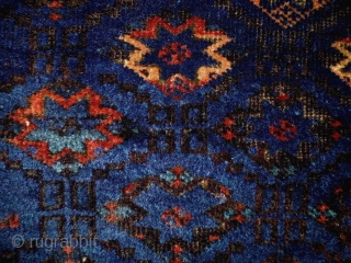 1880 Very Fine Baluch Bagface
Size: 64x56cm (2.1x1.9ft)
Natural colors (except one color at the star pattern is faded)
                