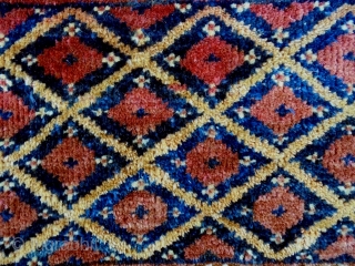 Turkmen Torba
Size: 110x34cm
Natural colors (except the apricot color is a bit faede), made in period 1910.                 