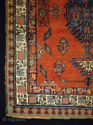 Serap 
Size: 149x199cm (5.0x6.6ft)
Natural colors, made in circa 1920, there is one old repair                   