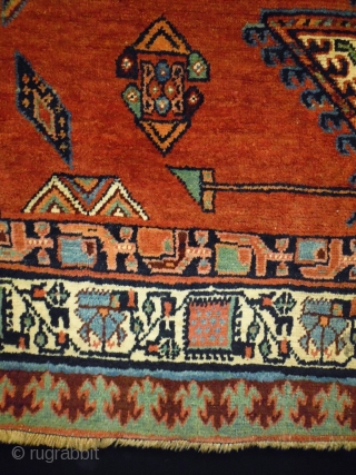 Serap 
Size: 149x199cm (5.0x6.6ft)
Natural colors, made in circa 1920, there is one old repair                   