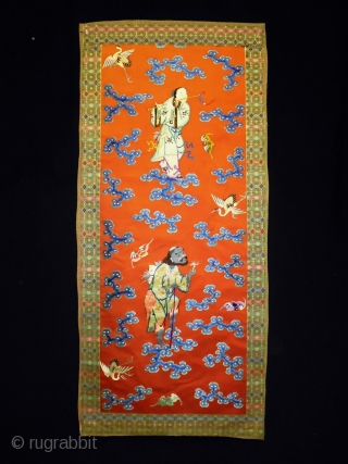 Antique Chinese Textile 
Size: 58x130cm (1.9x4.3ft)
                           