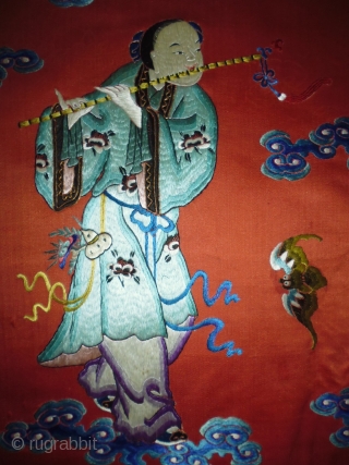 Antique Chinese Textile 
Size: 58x130cm (1.9x4.3ft)
                           