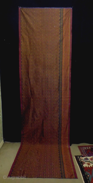 Asian Textile
Size: 98x343cm (3.1x11.4ft)
Silk, made in circa 1910                         