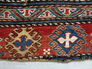 19th Century Saltbag
Size: 41x43cm (1.4x1.4ft)
The selvages are original, natural colors                       