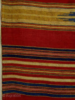 19th Century Fine Syrian Textile
Size: 63x269cm
Natural colors, gold thread                        