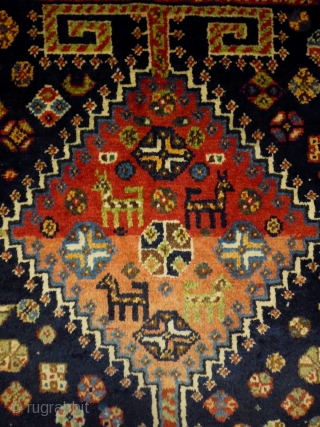 Kashkuli/Qasqhay
Size: 150x233cm (5.0x7.8ft)
Natural colors, made in circa 1910/20                         