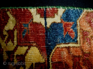 18th Century Super Tekke Fragment
Size: 36x58cm (1.2x1.9ft)
Natural colors                         