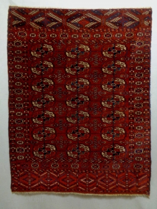 1870/80 Very Fine Tekke
Size: 108x140cm
Natural colors, top quality                         