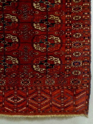 1870/80 Very Fine Tekke
Size: 108x140cm
Natural colors, top quality                         