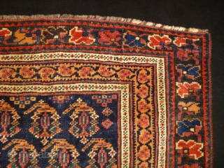 Kurd Boteh Fragment
Size: 66x52cm (2.2x1.7ft)
Natural colors, circa 90 years old, there is stain (see picture 2).                 