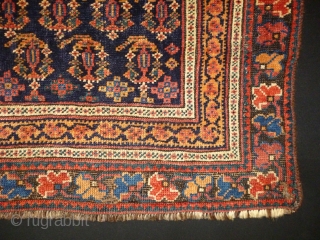 Kurd Boteh Fragment
Size: 66x52cm (2.2x1.7ft)
Natural colors, circa 90 years old, there is stain (see picture 2).                 