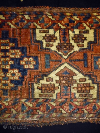 1880 Turkoman Penjerelik fragment
Size: 113x40cm (3.8x1.3ft)
Natural colors                          