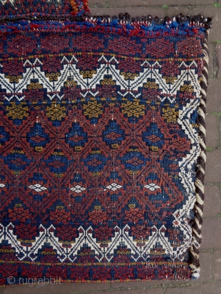 Nomad Salt Bag
Size: 65x69cm (2.2x2.3ft)
Natural colors, made in circa 1910                       