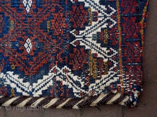 Nomad Salt Bag
Size: 65x69cm (2.2x2.3ft)
Natural colors, made in circa 1910                       