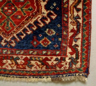 Qasqhay Bagface
Size: 55x51cm
Natural colors, made in circa 1910                         