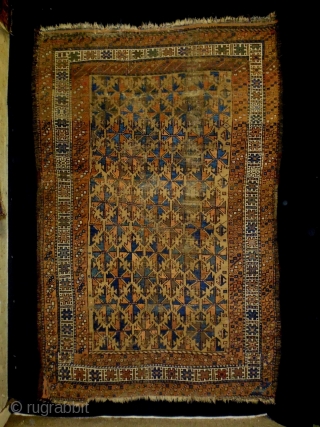 1870/80 Belouch
Size: 114x172cm (3.8x5.7ft)
Natural colors, camel hair                          