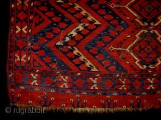 1870/80 Turkoman Coual
Size: 143x95cm (4.8x3.2ft)
Natural colors                           