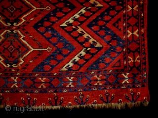 1870/80 Turkoman Coual
Size: 143x95cm (4.8x3.2ft)
Natural colors                           