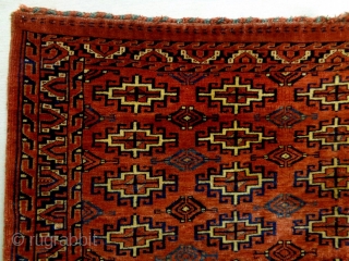 19th Century Fine Turkmen Cuval
Size: 113x74cm (3.8x2.5ft)
Natural colors                         