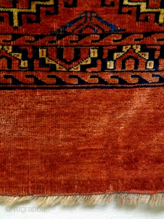 19th Century Fine Turkmen Cuval
Size: 113x74cm (3.8x2.5ft)
Natural colors                         