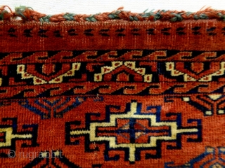 19th Century Fine Turkmen Cuval
Size: 113x74cm (3.8x2.5ft)
Natural colors                         