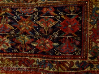 19th century Fine Afshar Bagface
Size: 47x28cm (1.6x0.9ft)
Natural colors                         