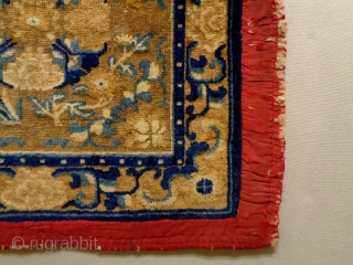 Early 19th Century Chinese Ningxia 
Size: 68x65cm
Natural colors                         