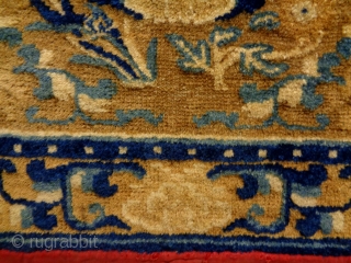 Early 19th Century Chinese Ningxia 
Size: 68x65cm
Natural colors                         