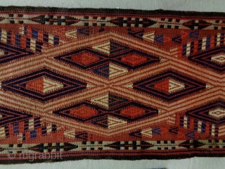 19th Century Caucasian Tent Band Fragment
Size: 30x194cm (1.0x6.5ft) and 30x216cm (1.0x7.2ft)
Natural colors                     