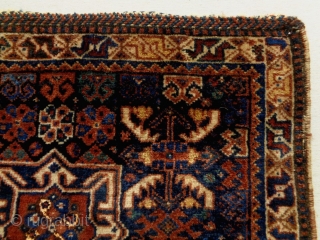 Kamseh Bagface
Size: 65x53cm (2.2x1.8ft)
natural colors, there is silk, made in circa 1910/20                     