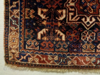 Kamseh Bagface
Size: 65x53cm (2.2x1.8ft)
natural colors, there is silk, made in circa 1910/20                     