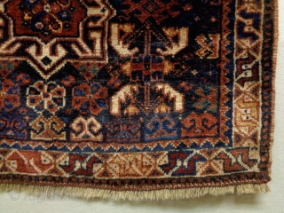 Kamseh Bagface
Size: 65x53cm (2.2x1.8ft)
natural colors, there is silk, made in circa 1910/20                     