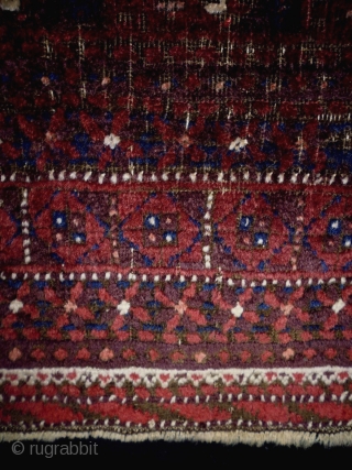 Very Fine Baluch
Size: 115x180cm (3.8x6.0ft)
Natural colors, made in circa 1910                       