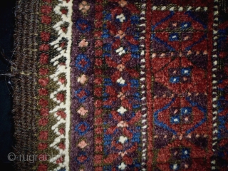 Very Fine Baluch
Size: 115x180cm (3.8x6.0ft)
Natural colors, made in circa 1910                       