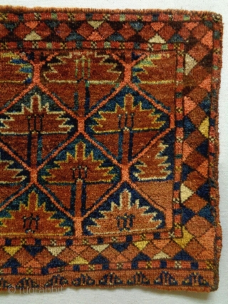 19th Century Bashir Torba Fragment
Size: 119x43cm (4.0x1.4ft)
Natural colors                         