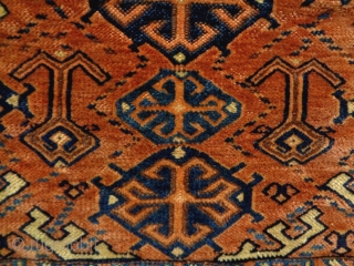 Fine Turkmen Bagface
Size: 56x44cm (1.9x1.5ft)
made in circa 1920                         