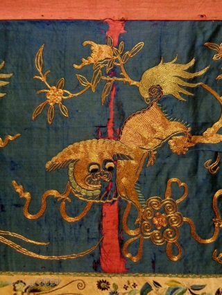 19th Century Early Chinese Textile
Size: 187x50cm                           