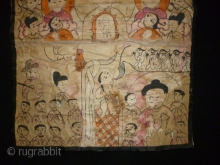 19th Century Chinese Painting on paper
Size: 37x80cm (1.2x2.7ft), 37x80cm(1.2x2.7ft)
                        