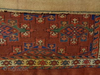 1850/70 Turkmen Torba
Size: 72x36cm (2.4x1.2ft)
Natural colors                           