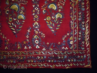 19th Century Persian Textile
Size: 59x51cm (2.0x2.7ft)
Silk                           