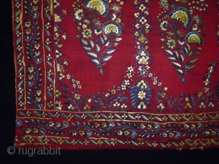 19th Century Persian Textile
Size: 59x51cm (2.0x2.7ft)
Silk                           