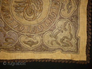 19th Century Ottoman Textile
Size: 46x44cm (1.5x1.5ft)
Natural colors                          