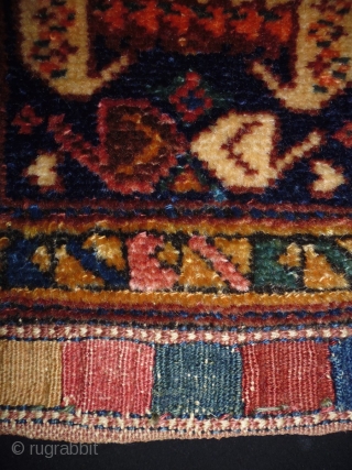 Kurd Bagface
Size: 30x47cm (1.0x1.6ft)
Natural colors (excepet the orange color is not natural), made in circa 1910/20                 