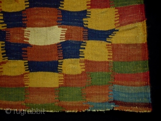 Kelim Fragment
Size: 60x60cm (2.0x2.0ft)
Natural colors, made in circa 1910                        