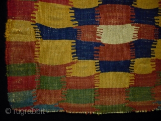 Kelim Fragment
Size: 60x60cm (2.0x2.0ft)
Natural colors, made in circa 1910                        