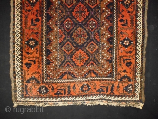 Belouch
Size: 90x175cm (3.0x5.8ft)
Natural colors, mint condition, circa 90 years old, thre are silk (see pic. 7.8 and 9)               