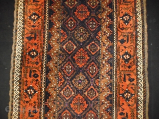 Belouch
Size: 90x175cm (3.0x5.8ft)
Natural colors, mint condition, circa 90 years old, thre are silk (see pic. 7.8 and 9)               