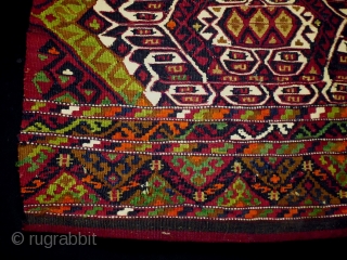 Malatya
Size: 65x65cm (2.2x2.2ft)
Natural colors, there is gold thread, made in circa 1910/20                     