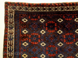 19th Century Very Fine Universal Baluch
Size: 88x69cm (2.9x2.3ft)
Natural colors                        